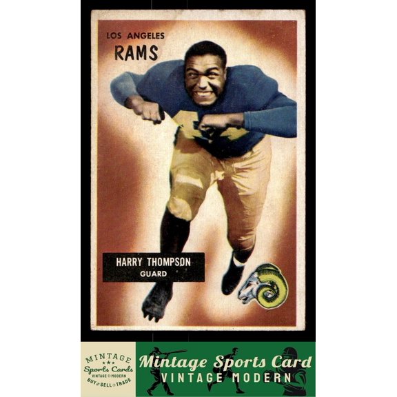 1955 Bowman Harry Thompson #23 RC Los Angeles Rams NFL Football Card