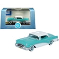 thumbnail image 1 of 1955 Buick Century Turquoise and Polo White 1/87 (HO) Scale Diecast Model Car by Oxford Diecast, 1 of 3