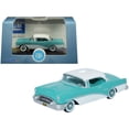 thumbnail image 1 of 1955 Buick Century Turquoise and Polo White 1/87 (HO) Scale Diecast Model Car by Oxford Diecast, 1 of 1