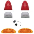 thumbnail image 1 of 1955 Chevy 150 210 Bel Air LED Tail Light Marker Light Back-Up Light Set, 1 of 1