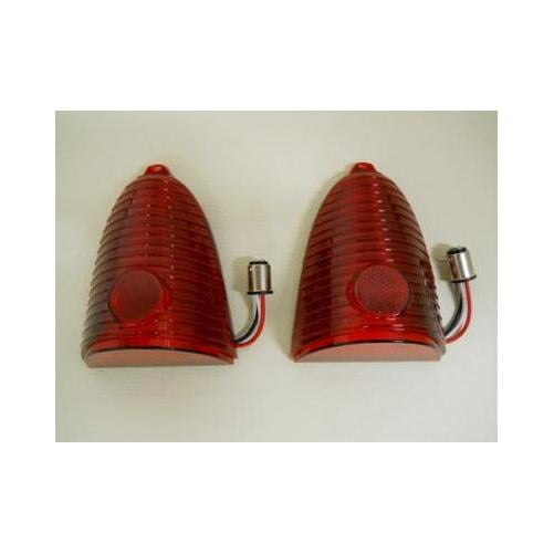 1955 Chevy 55 Chevrolet 60 LED Stop Turn Tail Lights - Fits Existing Housing