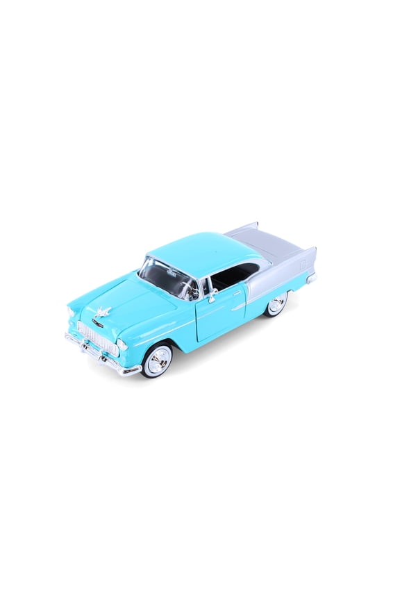 1955 Chevy Bel Air Hardtop, Light Blue - Showcasts 77229LBU - 1/24 Scale Diecast Model Car