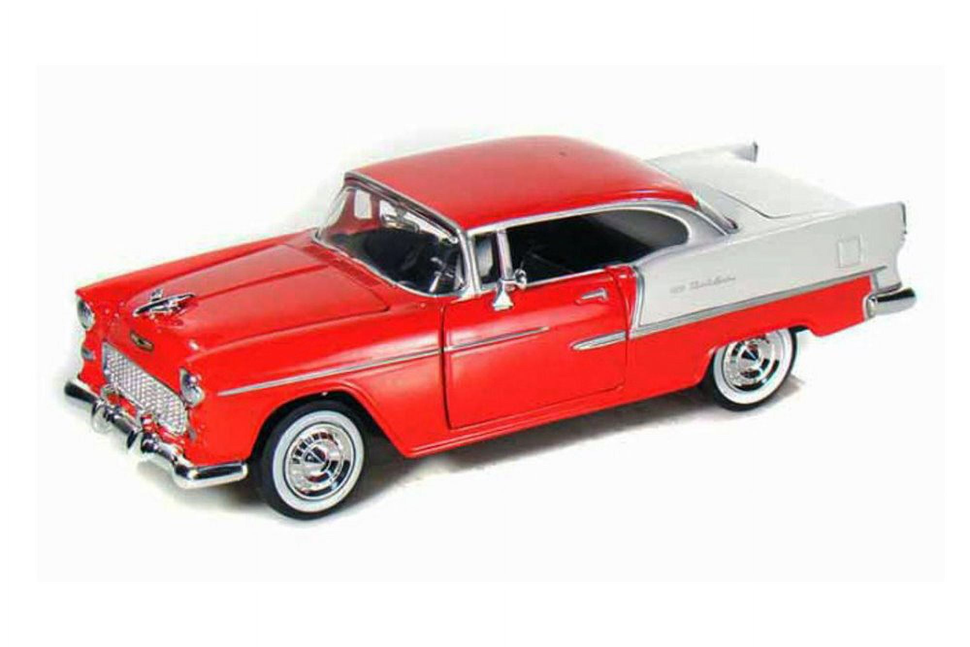 1955 Chevy Bel Air Hardtop, Red - Showcasts 77229D - 1/24 Scale Diecast Model Car