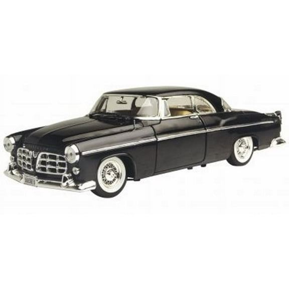 1955 Chrysler C300 Black 1/24 Diecast Model Car by Motormax