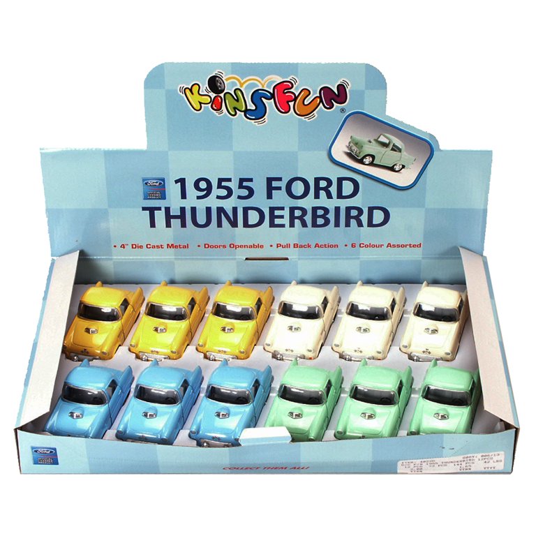 No15 ミニカー1/18箱あり Ford 1955 THUNDERBIRD Road Signature Ford 1955 Thunderbird 1:18 Scale Die Cast