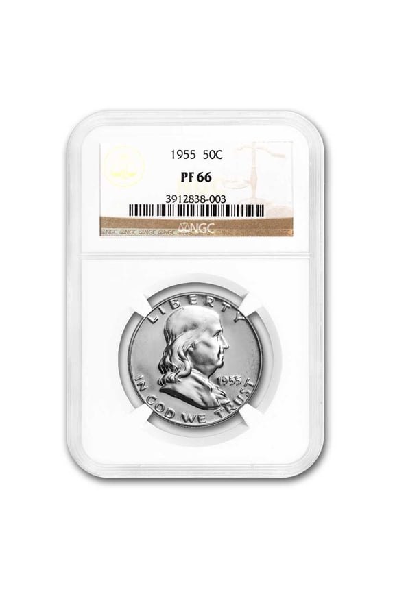 1955 Franklin Half Dollar PF-66 NGC