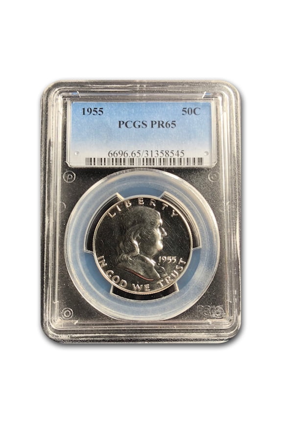 1955 Franklin Half Dollar PR-65 PCGS