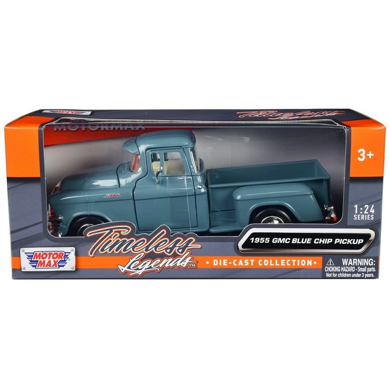 MM TL1/24 1955 GMC ブルー チップ ピックアップ 1955 GMC Blue Chip Pickup Light Blue Diecast Model Truck