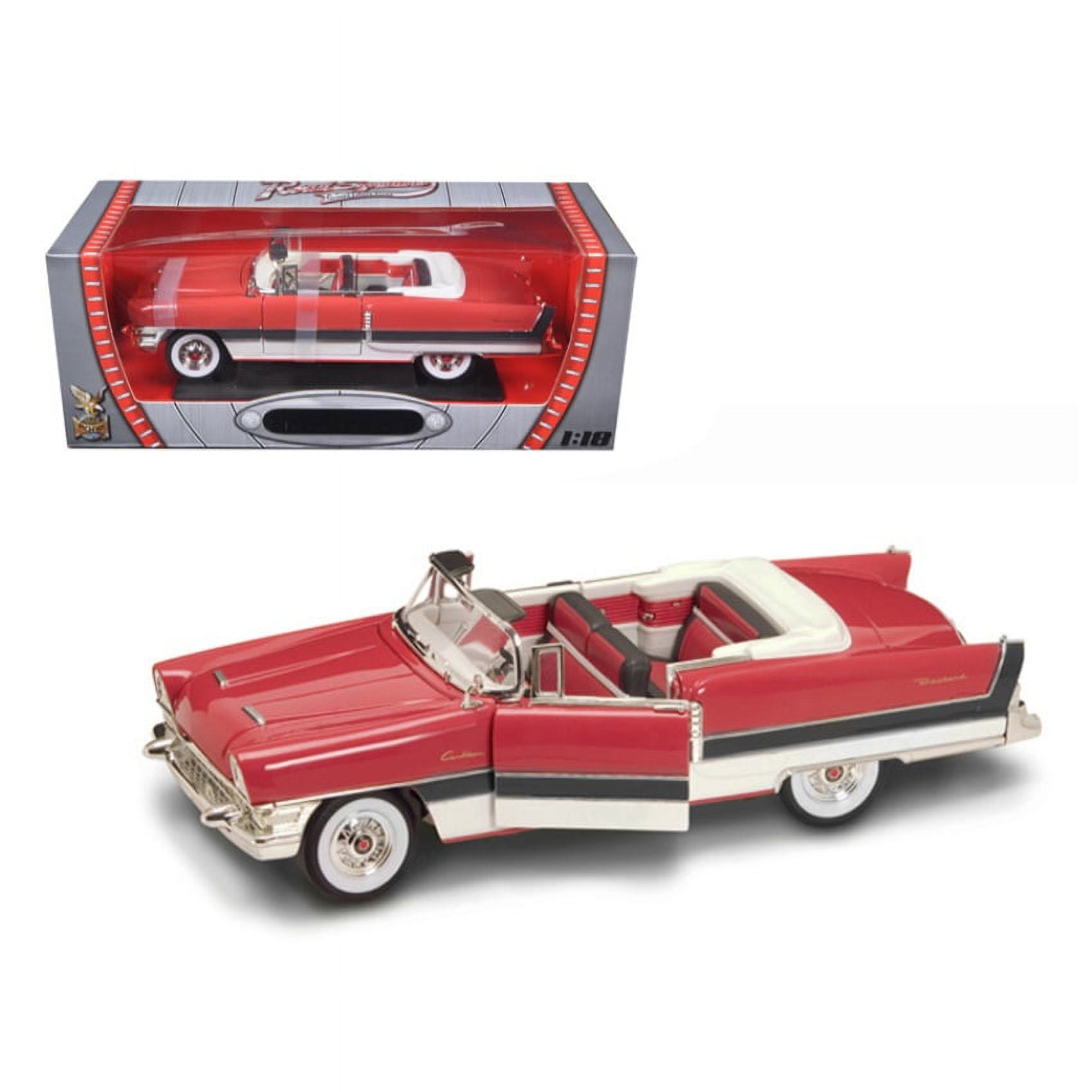 ミニカー Signature Models 1955 Packard C aribbean Road Signature 1:18 1955 Packard Caribbean, White/Pink