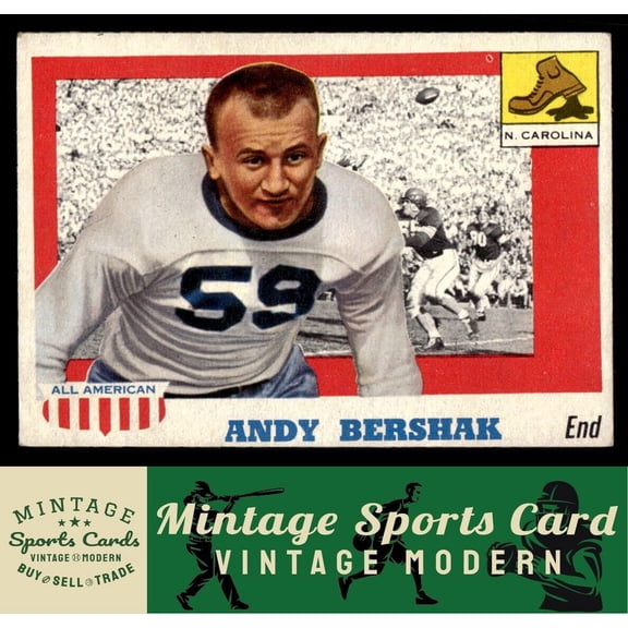 1955 Topps All-American Andy Bershak #7