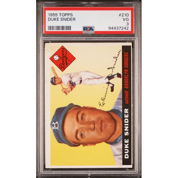 1955 Topps Duke Snider #210 PSA 3