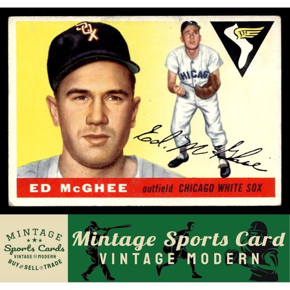 1955 Topps Ed McGhee Chicago White Sox #32 Baseball Card