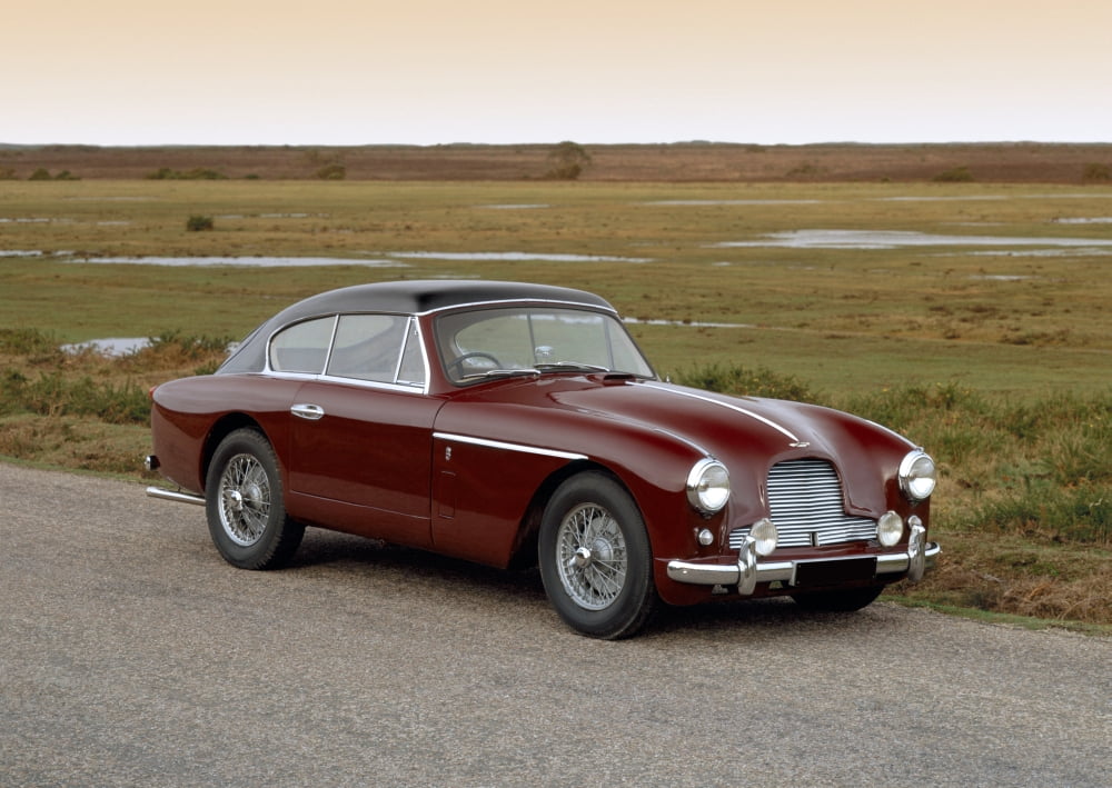 1956 Aston Martin DB 24 Mk II 30 litre fixed head coupe Country of origin United Kingdom Canvas Art - Panoramic Images (18 x 24)