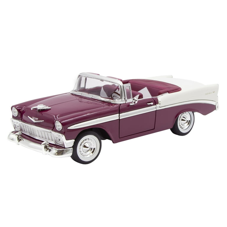 Jada 1956 Chevrolet Bel Air ミニカー 1/18 1956 Chevrolet Bel Air Convertible 1:18 Scale Diecast Car