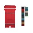 thumbnail image 1 of 1956 Chevrolet Bel Air Nomad 2DR Wagon 5pc Cargo Area 05 Aqua Loop Carpet Kit, 1 of 4