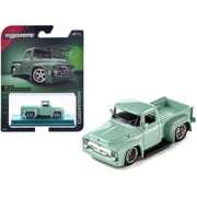 1956 Ford F-100 Pickup Truck Light Green "Collection" Series 1/64 Diecast Model Car by Majorette