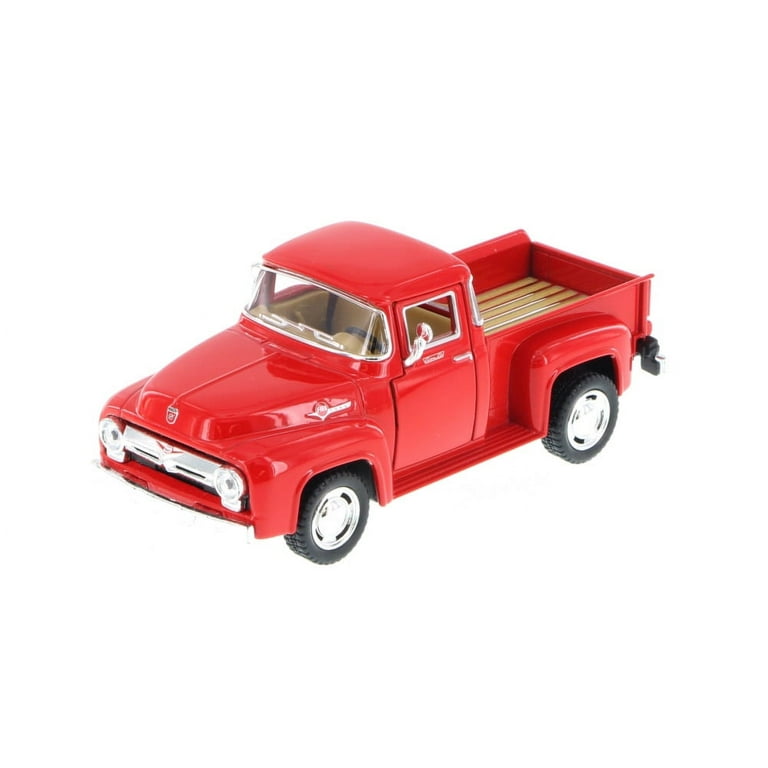 1956 Ford F-100 Pickup Truck, Red - Kinsmart 5385D - 1/38 Scale Diecast Model Toy Car (Brand New, but NOT IN BOX) 1956 Ford F-100 Pickup Truck, Red - Kinsmart 5385D - 1/38 Scale Diecast Model Toy Car (Brand New, but NOT IN BOX)