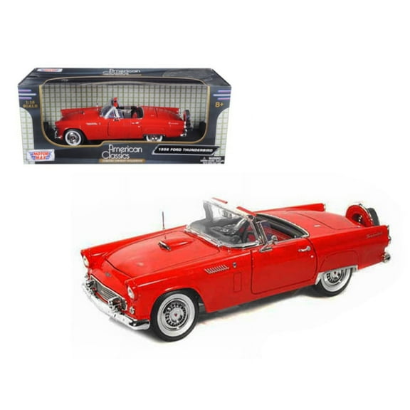 1956 Ford Thunderbird Convertible White 1/18 Dieca