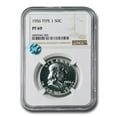 thumbnail image 1 of 1956 Franklin Half Dollar Type-I PF-69 NGC, 1 of 3