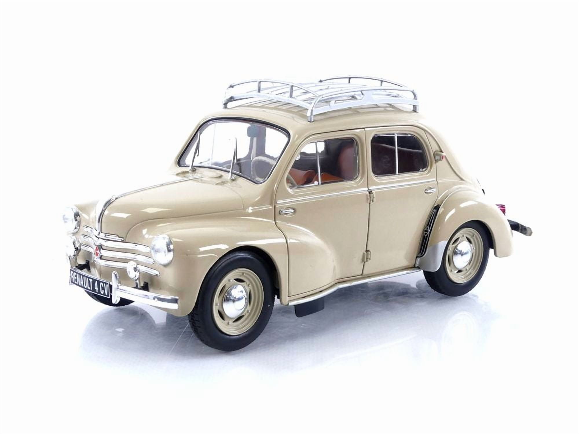 Solido 1:18 - Berline miniature -Renault 4CV 1956 - Modèle moulé sous pression a