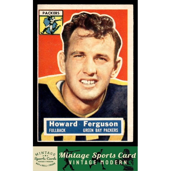 1956 Topps Howard Ferguson #31 Green Bay Packers Football Card