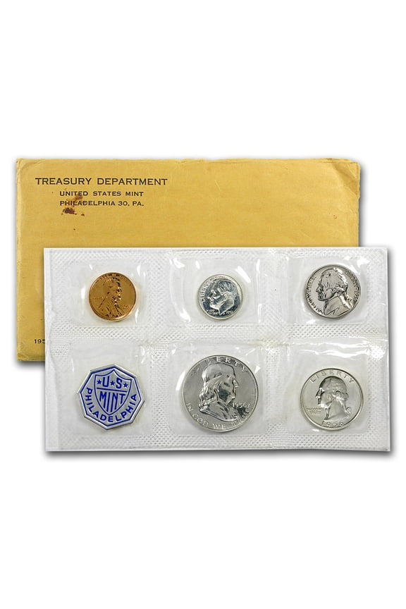 1956 U.S. Proof Set (Type-1 Half) 4 Feathers