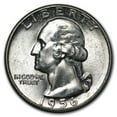 thumbnail image 1 of 1956 Washington Quarter BU, 1 of 1