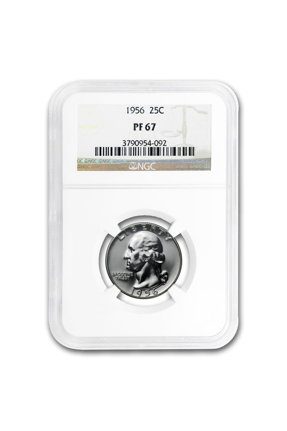 1956 Washington Quarter PF-67 NGC