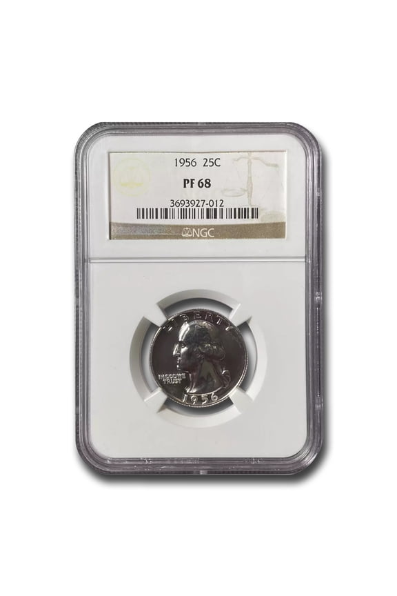 1956 Washington Quarter PF-68 NGC