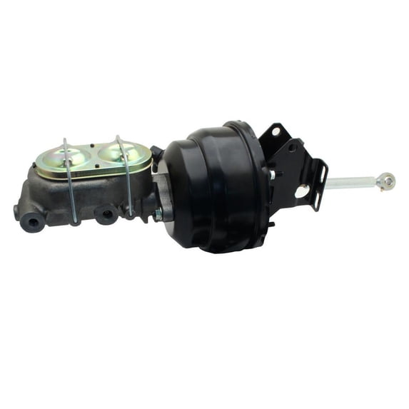 1957-1977 Ford F Series Truck Booster Conversion Kit with 8" Dual Power Brake Booster, Ford Truck Booster Brackets, Power Booster Rod Extension, 1" Dual Reservoir Master Cylinder