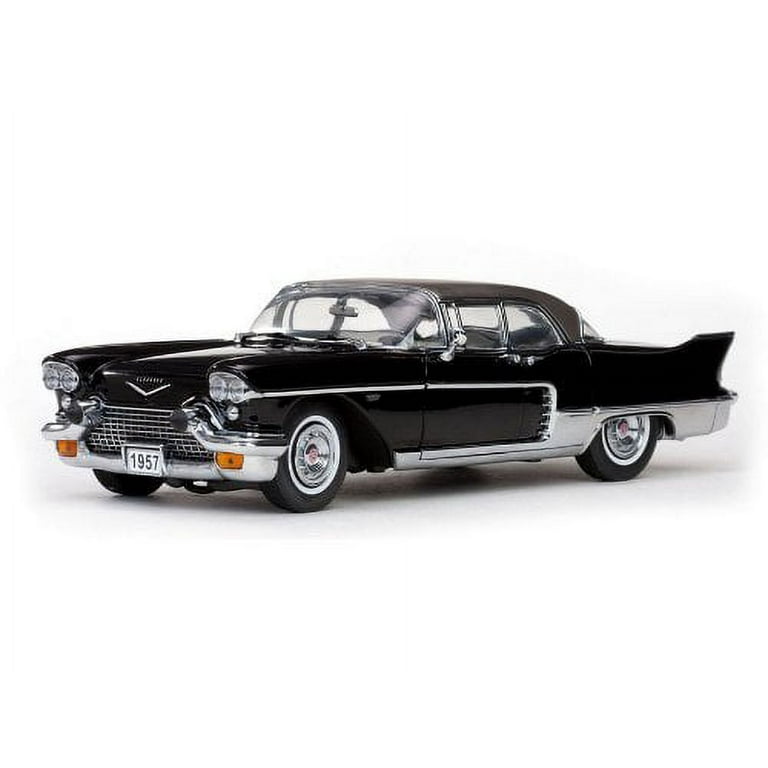 1957 Cadillac Brougham Ebony Black 1/18 by Sunstar 4001 - Walmart.com