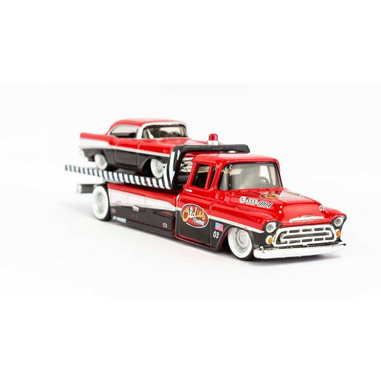 Diecast 1957 Chevrolet Bel Air Gasser #786 Silver and Red with