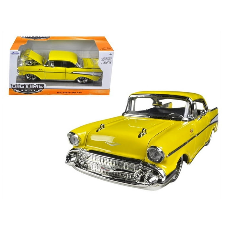 Amazon.com: Jada Toys Big Time Muscle 1:24 1957 Chevy Bel