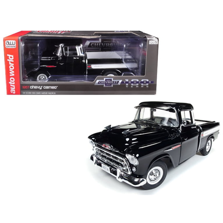 1:18 AUTOworld AMM1145 1957 Chevy Cameo Pickup Truck (100th 