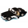 thumbnail image 1 of 1957 Chevy Corvette, Black - Kinsmart 5316D - 1/34 scale Diecast Model Toy Car (Brand New, but NOT IN BOX), 1 of 2