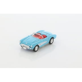1957 Chevy Corvette, Turquoise - Welly 52054G-D - 1/60 scale Diecast Model Toy Car