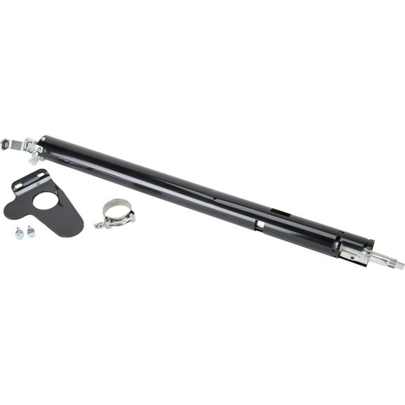 Speedway Motors Power Steering Column Conversion Direct Mount Power Steering Column, Includes Tube, Shaft & Floor Plate, Accepts 3/4 DD Rag Joint Compatible with 1957 Chevys