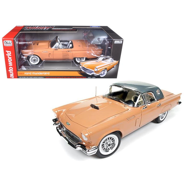 1957 Ford Thunderbird Convertible Coral Sand with - Walmart.com