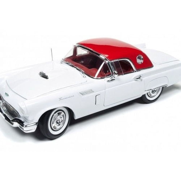 【希少】ヤトミン 1/18 フォード サンダーバード 1957 白　ミニカー 1957 Ford Thunderbird Convertible White 2016 Chris - Walmart.com
