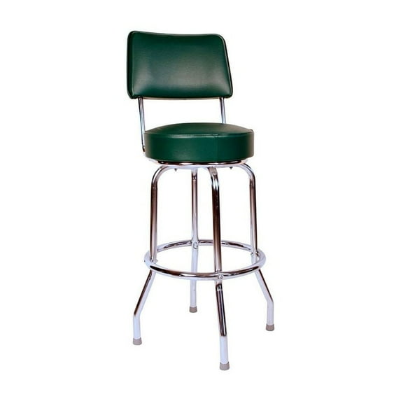 1957 Inspired Floridian Swivel Bar Stool-Color:Green,Quantity:1 each