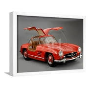 1957 Mercedes Benz 300 SL Gullwing, Framed Art Print Wall Art Sold by ArtCom