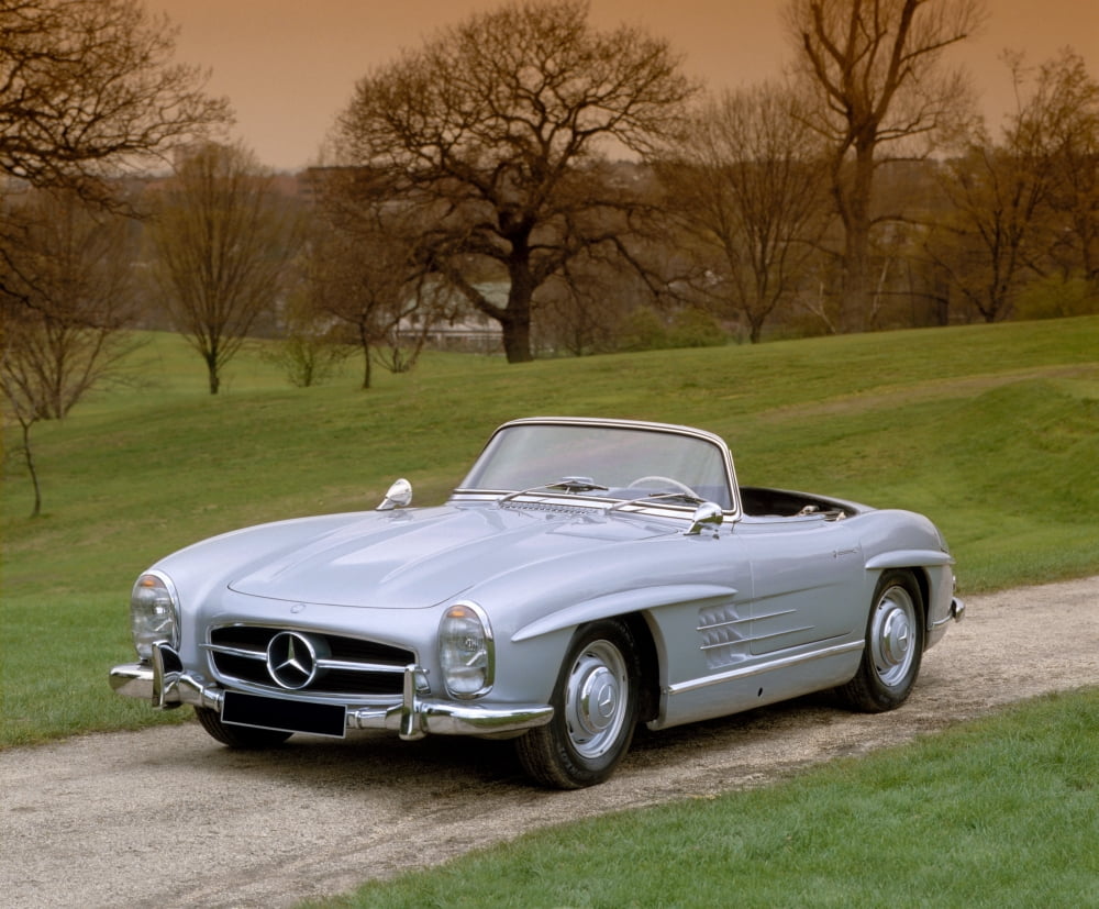 1957 Mercedes Benz 300SL 30 litre roadster Country of origin Germany Canvas Art - Panoramic Images (32 x 36)