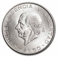 thumbnail image 1 of 1957-Mo Mexico Silver 5 Pesos Hidalgo BU, 1 of 2