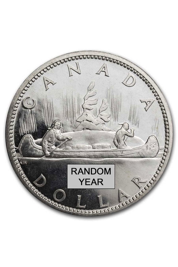 1958-1967 Canada Silver Dollar BU (ASW .60)