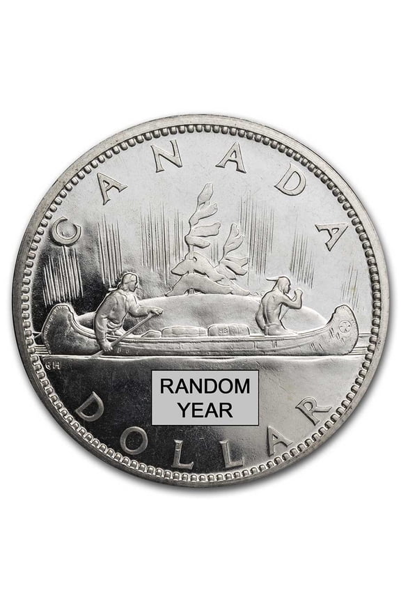 1958-1967 Canada Silver Dollar BU (ASW .60)