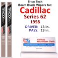 thumbnail image 1 of 1958 Cadillac Series 62 Beam Blade Wipers (Set of 2), 1 of 4