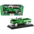 thumbnail image 1 of 1958 Chevrolet Apache Cameo Pickup Truck Green with White Top and White Stripes "Turtle Wax" Ltd Ed to 6880 pcs 1/24 Diecast Model Car by M2 Machines, 1 of 3