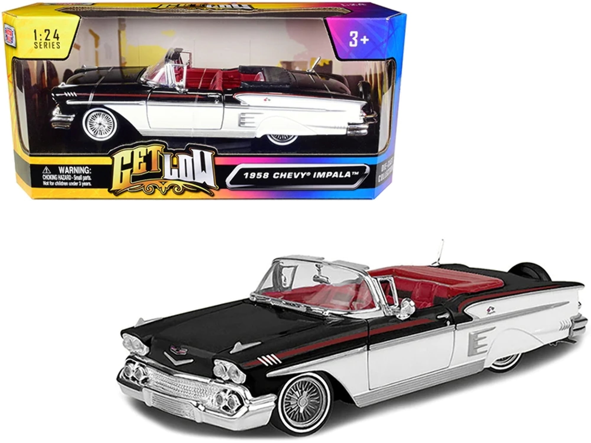 Motormax 1964 Impala Lowrider Diecast Model – 1:24 Scale Green With White Top 1 thumbnail image