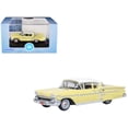 thumbnail image 1 of 1958 Chevrolet Impala Sport Colonial Cream with Snowcrest White Top 1/87 (HO) Scale Diecast Model Car by Oxford Diecast, 1 of 4