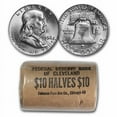 thumbnail image 1 of 1958-D Franklin Half Dollar 20-Coin Roll BU (Bank Wrapped), 1 of 3